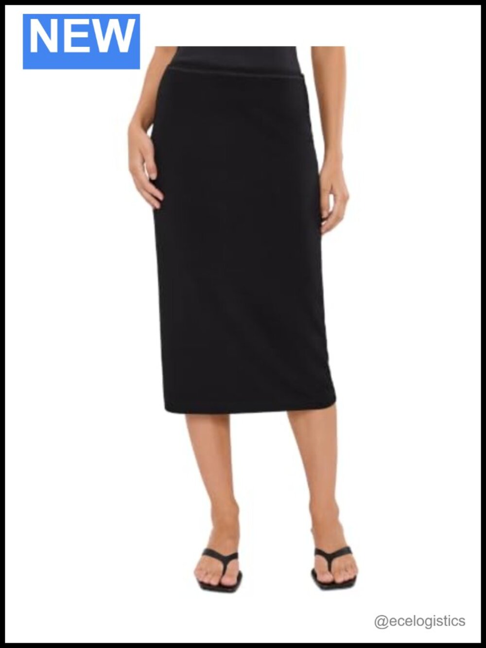 Michael Stars Noor Midi Skirt - Rayon Spandex Pencil Skirt